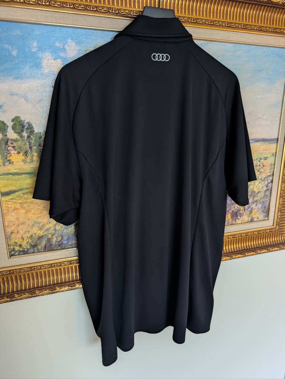 Audi R8 Black Orange Polo Shirt - Picture 2 of 6